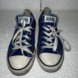 Converse Chuck Taylor Women Sz‎ 10/ Men Sz 8 Navy Blue All Star Low Top S02